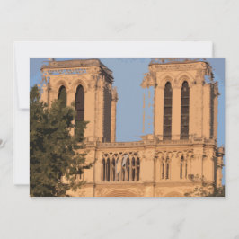 Notre Dame Paris-kort (tomt) Tack Kort