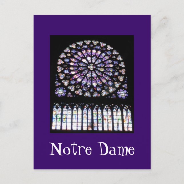 Notre Dame Paris Vykort (Framsida)