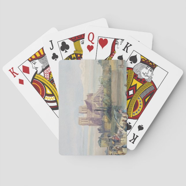 Notre Dame Paris (w/c på papper) Spel Kort (Baksidan)