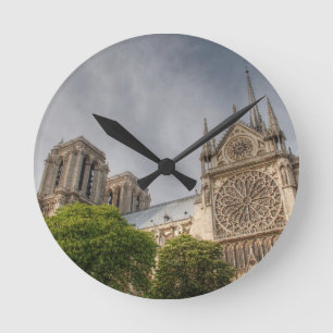 Notre Dame Rund Klocka