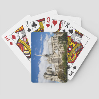 Notre Dame som leker kort Spel Kort