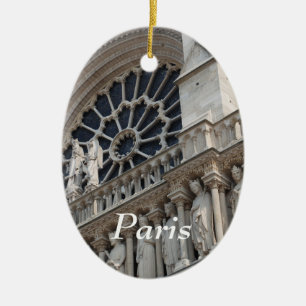 Notre Dame specificerar Julgransprydnad Keramik