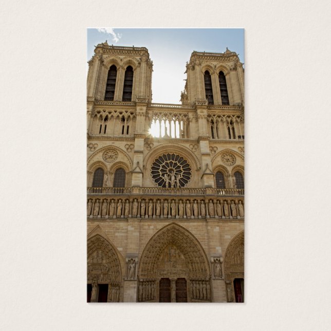 Notre Dame Visitkort (Framsidan)