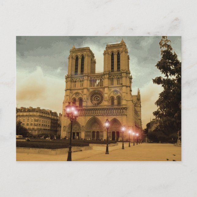 Notre Dame Vykort (Framsida)