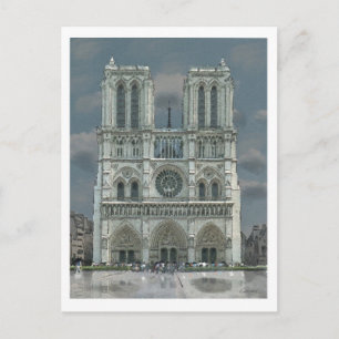 Notre Dame-vykort Vykort