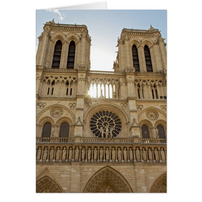 NotreDame Hälsningskort (Framsidan)