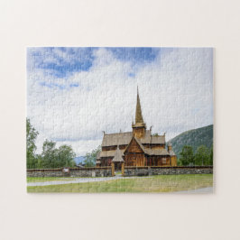 Notsystemkyrka i Lom, norgepussel Pussel