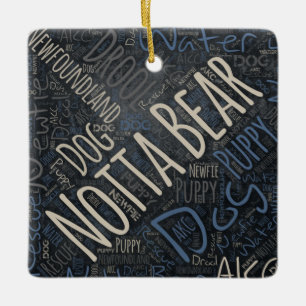Notta Bear Keramisk Juldekoration