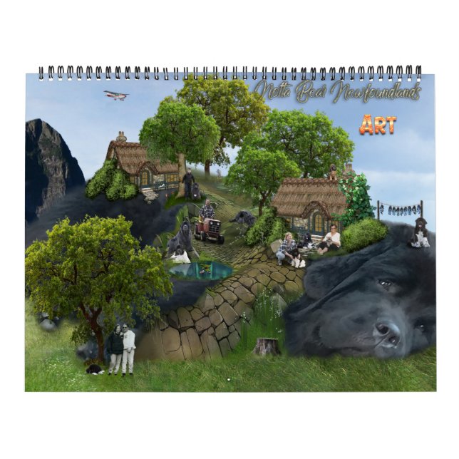 Notta Bear konstkalender Kalender (Omslag)