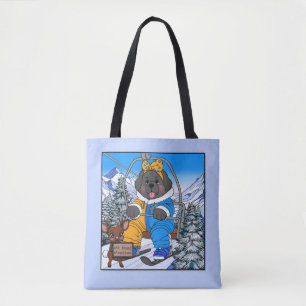Notta Bear Mt. Hood Meadows Newfoundland Skidlift Tygkasse