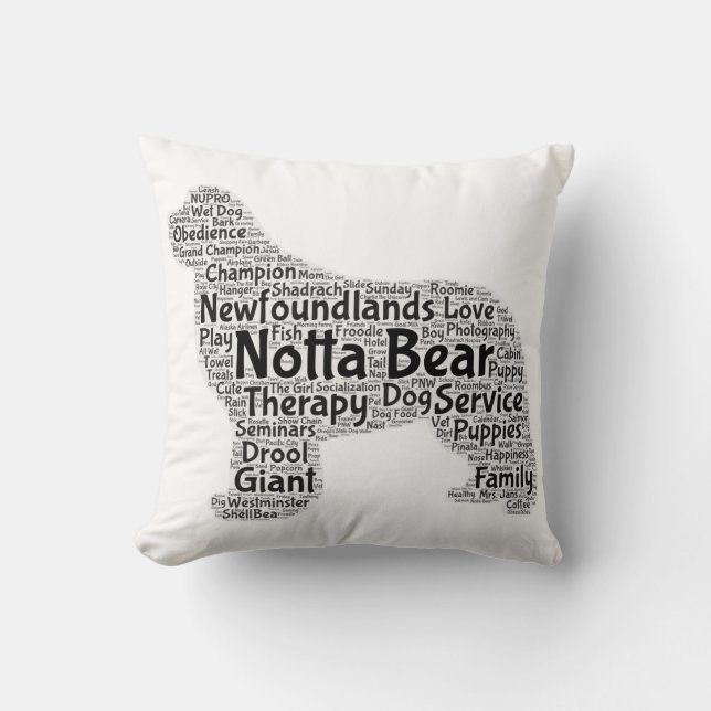 Notta Bear Newfoundlands 2 nyans Kennel Kudd Kudde (Framsida)