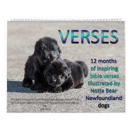 Notta Bear Newfoundlands Verses Kalender