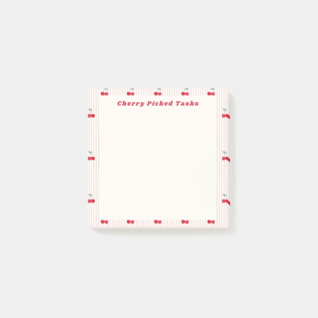 Nötta Uppgifter Söta Kant Sötnos Glasyr Post-it Block (Framsida)