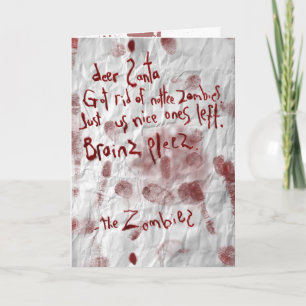 Nottee (Naughty) zombies Helgkort