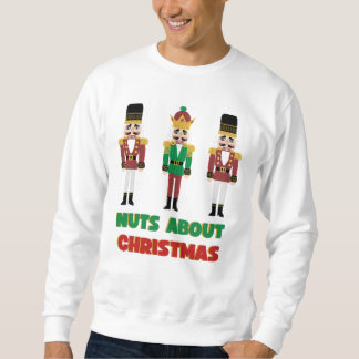 Nötter för jul nötknäppare sweatshirt