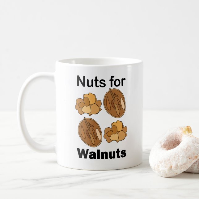 Nötter För Valnötter Roligt Kaffemugg (Med munk)