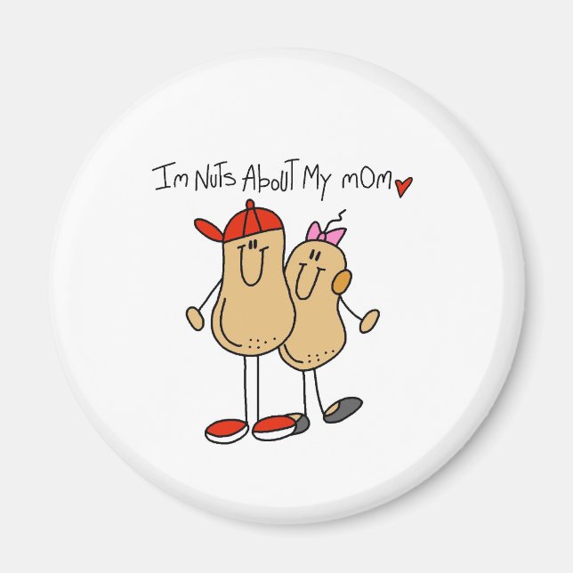 Nötter om min mamma-son magnet (Framsidan)