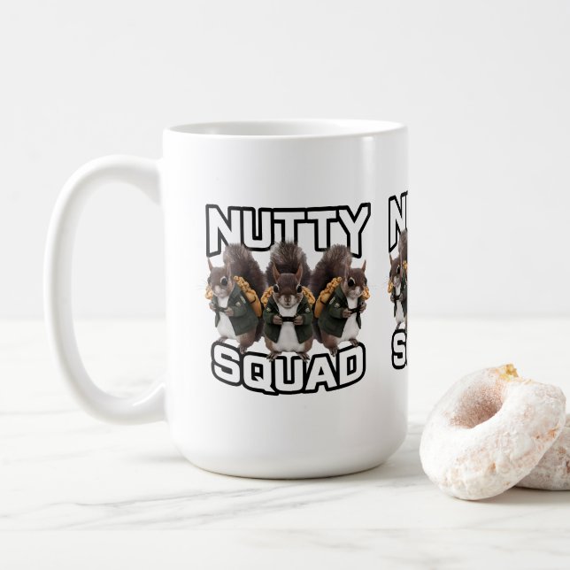 Nötter Squad, Ekorre Snabbmat Squad Kaffemugg (Med munk)