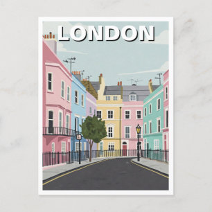 Notting Backe London Vykort