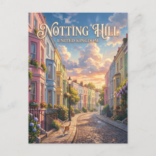 Notting Hill Storbritannien Vykort