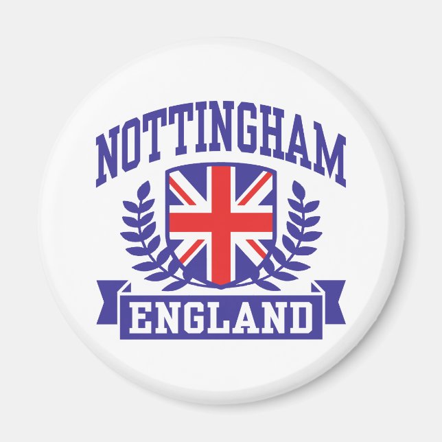 Nottingham England Magnet (Framsidan)