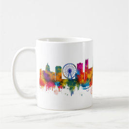 Nottingham England Skyline Kaffemugg