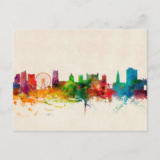 Nottingham England Skyline Vykort