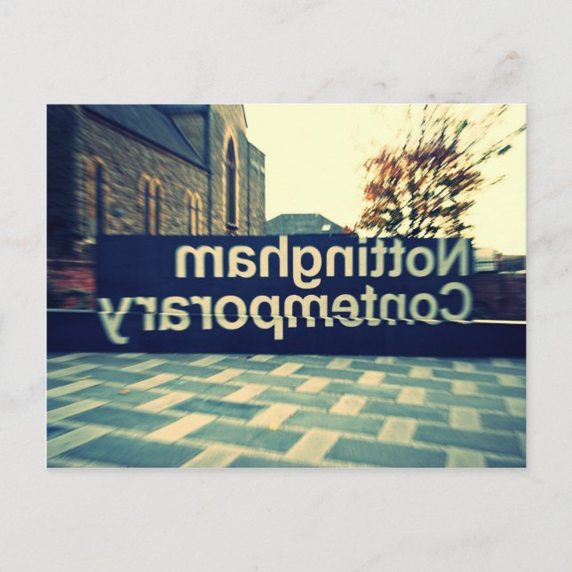 Nottingham Postcard 3 Vykort (Framsida)