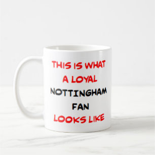 Nottingham-supporter, lojal kaffemugg