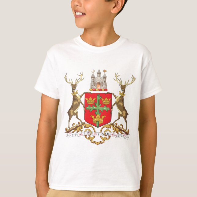 Nottingham vapensköld tee shirt (Framsida)