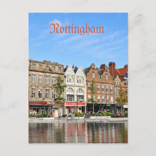 Nottingham Vykort (Framsida)