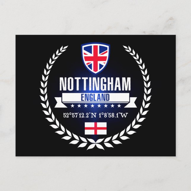 Nottingham Vykort (Framsida)