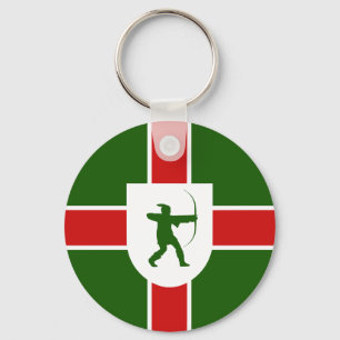 Nottinghamshire flagg nyckelring