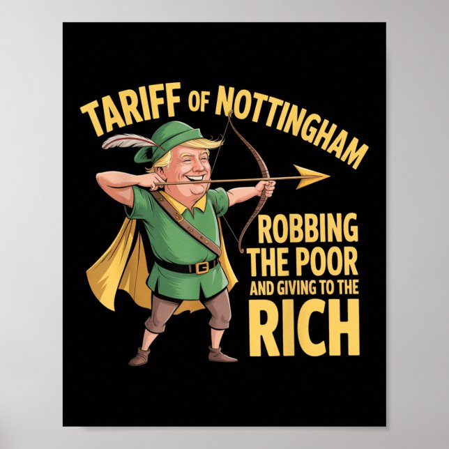 Nottinghamtariffen - Rollig anti-Trump-taxa  Poster (Framsidan)