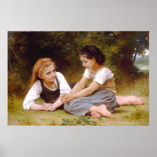 Nötuppsamlarna 1882 William Bouguereau Affisch