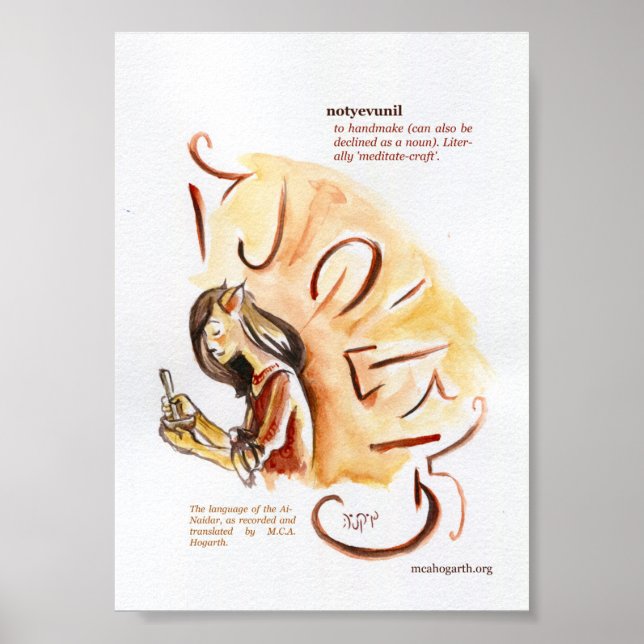 Notyevunil - Labour by Choice (Ai-Naidari) Poster (Framsidan)