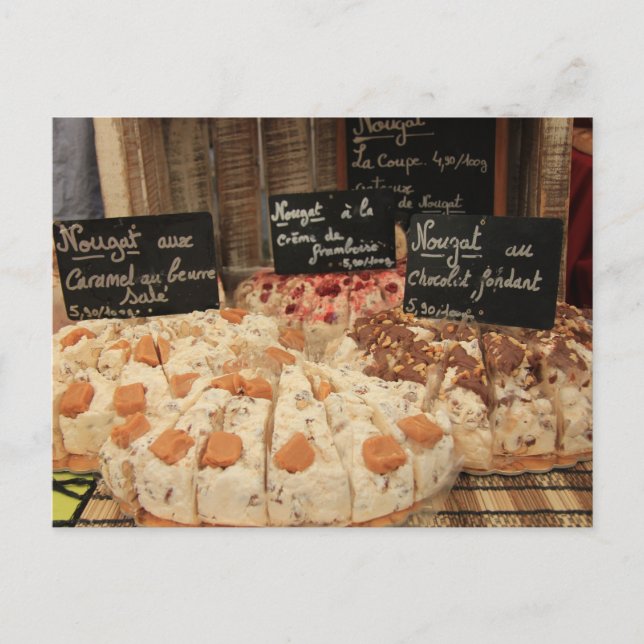 Nougat från Provence Vykort (Framsida)