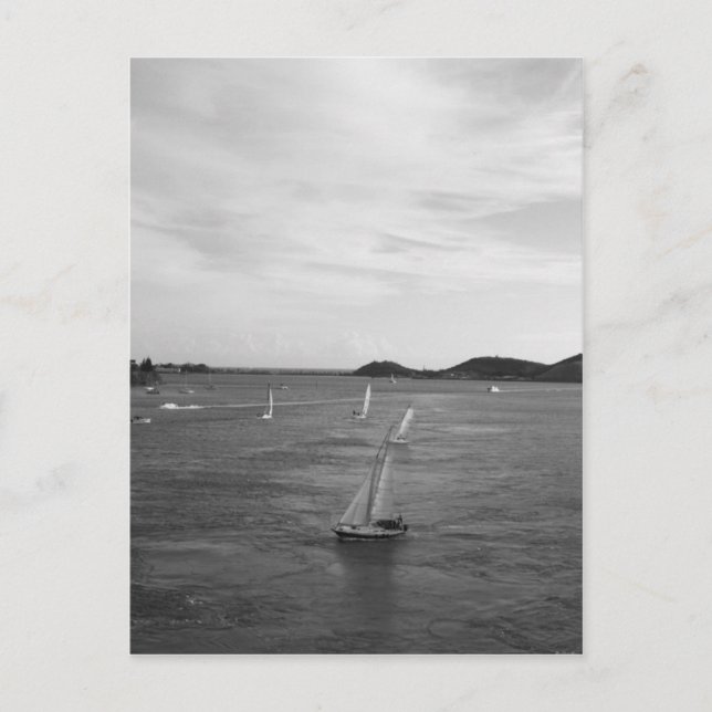 Noumea solnedgång vykort (Framsida)