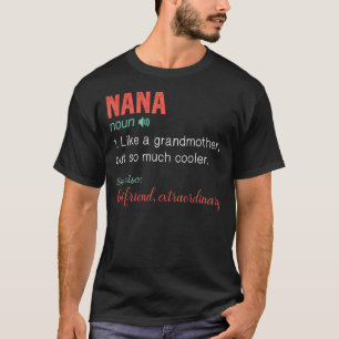 Noun Definition Nutrition för Mamma Mors dag Nan T Shirt