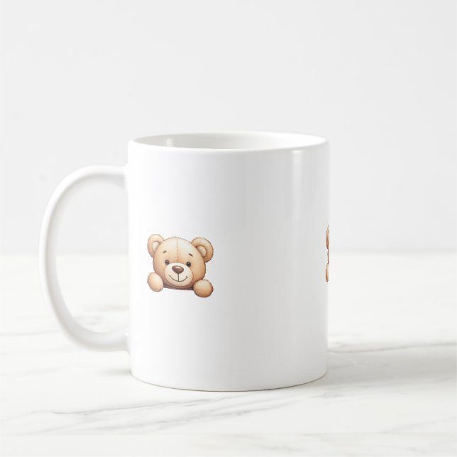 nounours coussin kaffemugg (Vänster)