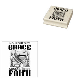 Nourished by Grace, Sustained by Faith Design Stämpel
