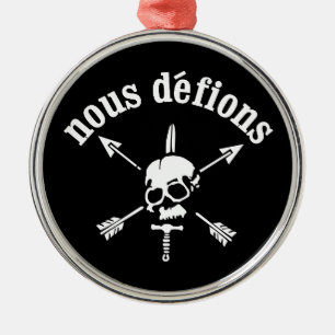 Nous Defions prydnad Julgransprydnad Metall