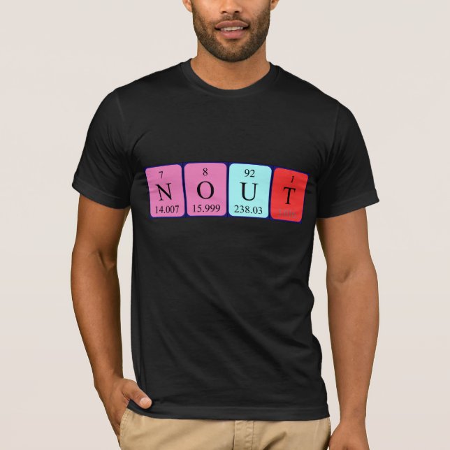 Nout periodisk skjorta bord namn tee shirt (Framsida)