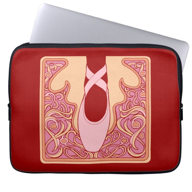 Nouveau Ballet Laptop Sleeve (Framsidan)