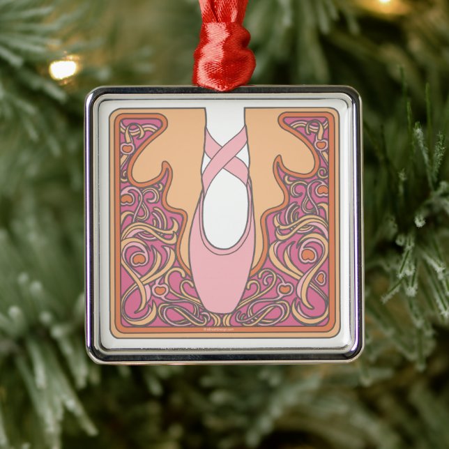 Nouveau Ballet Metall Ornament (Träd)