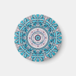 Nouveau Blommigt Mandala Magnet