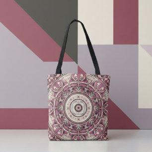 Nouveau Blommigt Mandala Tygkasse