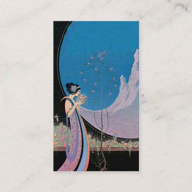 Nouveau Chic ~ Affärskort Visitkort (Framsida)