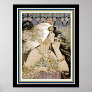 Nouveau cigarettannons av Manuel Orazi 16 x 20 Poster