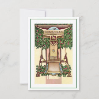 Nouveau December Capricorn zodiac-inbjudan Inbjudningar